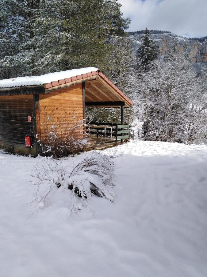 Chalet Du Camping La Porte St Martin Saint-Martin-en-Vercors エクステリア 写真